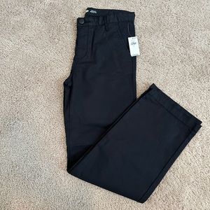 NWT Old Navy Boys Straight Leg Tech Pants Black Size 10